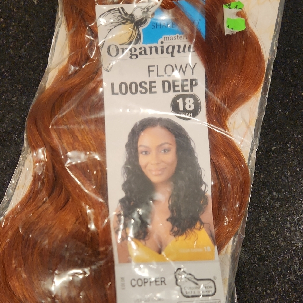 Copper Flowy Loose Deep Hair Extension